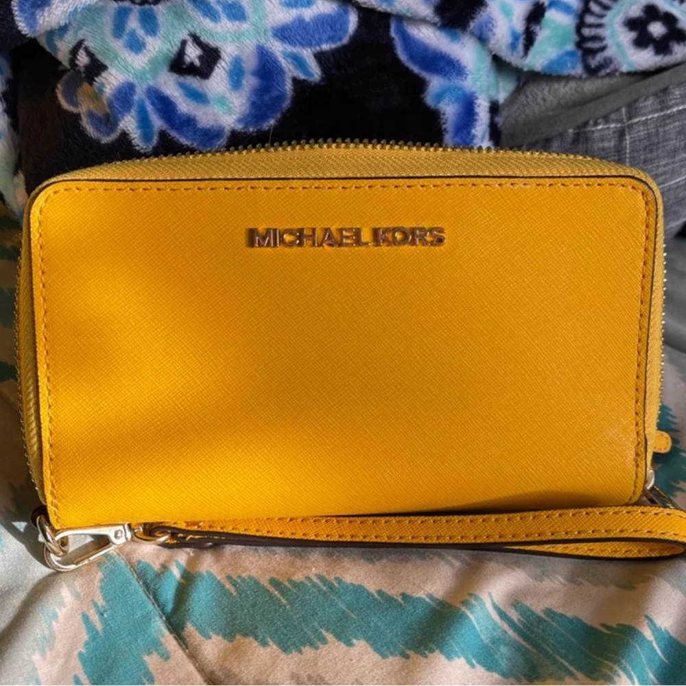 Michael Kors Yellow Wallet